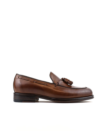 Dark Brown Tassel Loafers 100% Leather